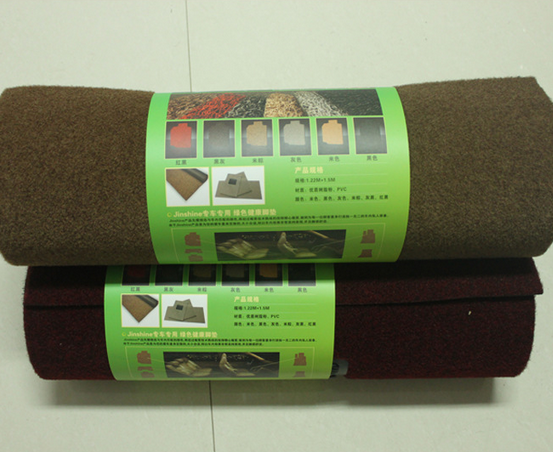 森绒脚垫 PVC环保汽车脚垫地毯丝喷丝卷材厂家直销诚招代理 单色
