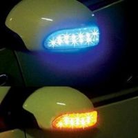 汽车LED灯转向灯改装灯 后视镜防撞条防撞灯