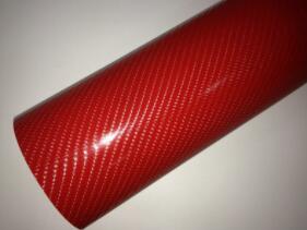大红 4D碳纤纸 动感4D碳纤维纸 碳纤贴纸 碳纤维纸