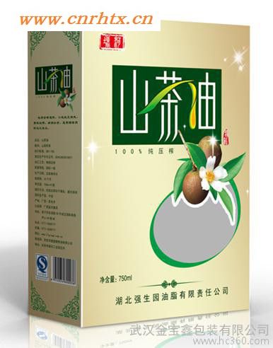 供应厂家专业定制山茶油彩盒包装盒礼盒（多种印刷工艺）