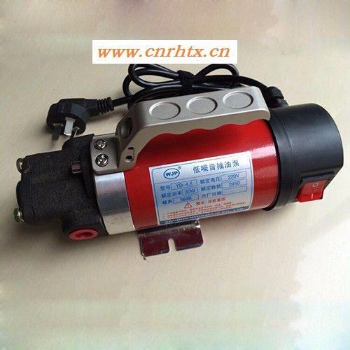 12v低噪音抽油泵电动保养加油泵柴油机油齿轮油泵输油泵加油器