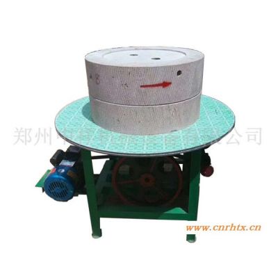 绿色健康传统工艺磨浆机 纯电动小型石磨机 粮油作坊面粉石磨机