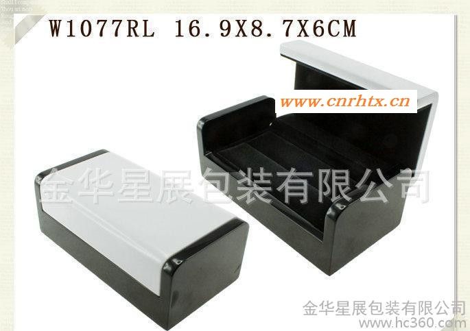 定做木制首饰礼品包装盒W1077黑白油漆木盒可定做logo