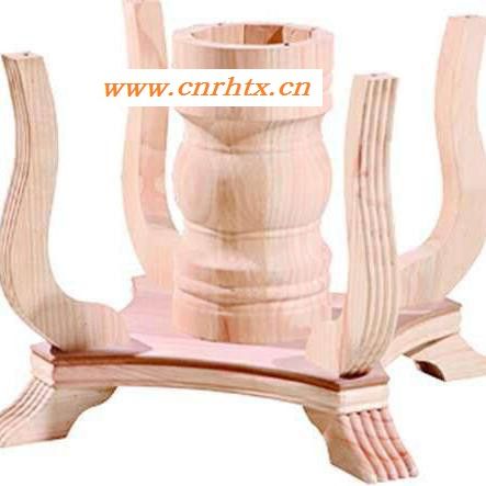 阳阳家具：松木系列白油餐桌可放1.3米1.5米圆桌面大理石桌面 实木餐台脚