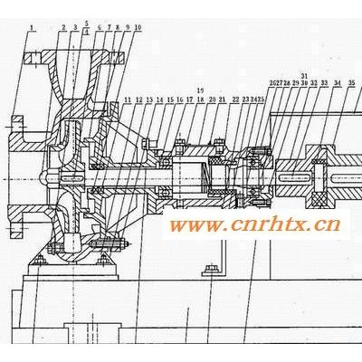上海申欧通用泵阀厂专业生产LQRY50-32-160导热油泵