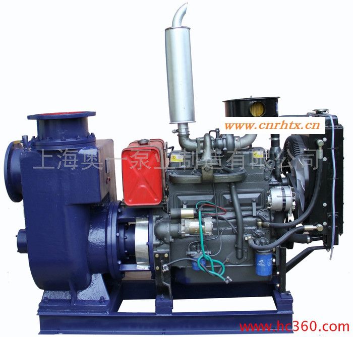供应奥一QZZS柴油机式强自吸双吸泵厂家  柴油机双吸式自吸泵