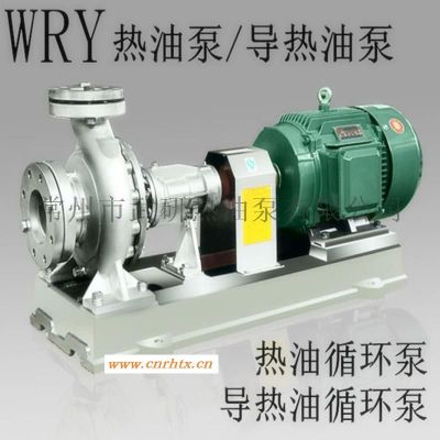 WRY导热油泵 风冷离心式耐高温热油循环泵常州厂家
