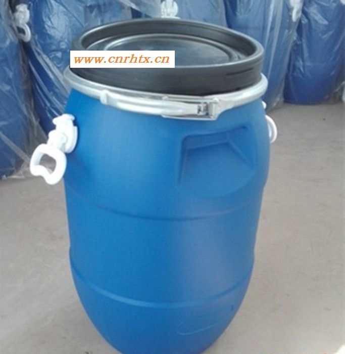 江苏江西山东50升塑料桶耐酸碱50l带抱箍化工桶 50公斤油桶 法兰桶厂家