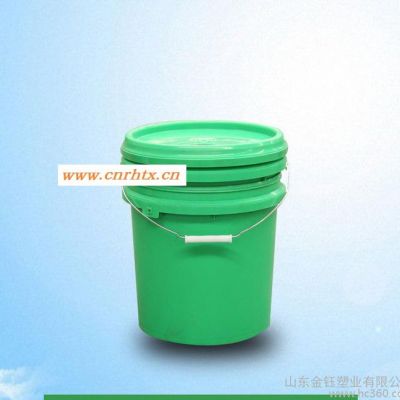 5L圆形塑料涂料桶机油桶 全新PP料生产耐磨耐摔润滑油桶