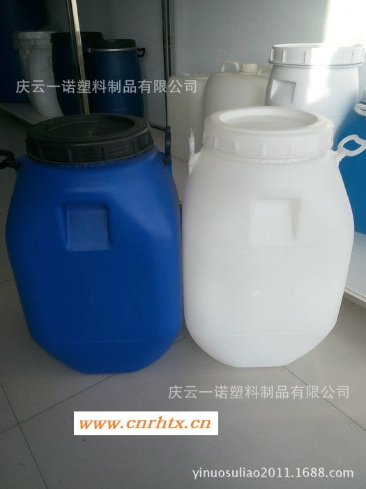50升塑料乳胶桶 50kg塑料桶四方油桶 50L化工塑料桶批发