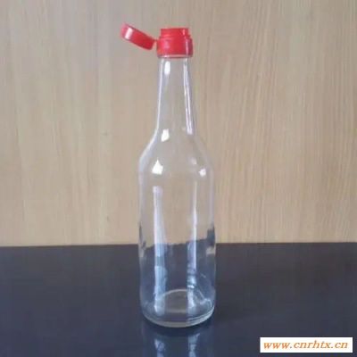 玻璃瓶厂家长期研发定制高白料玻璃酱油瓶
