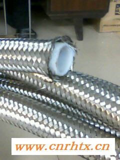 高温导热油输送耐高温四氟管外编不锈钢丝金属管