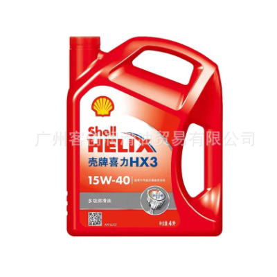 红壳HX3机油 汽车机油 15W-40 矿物质机油4升装SL汽车润滑油
